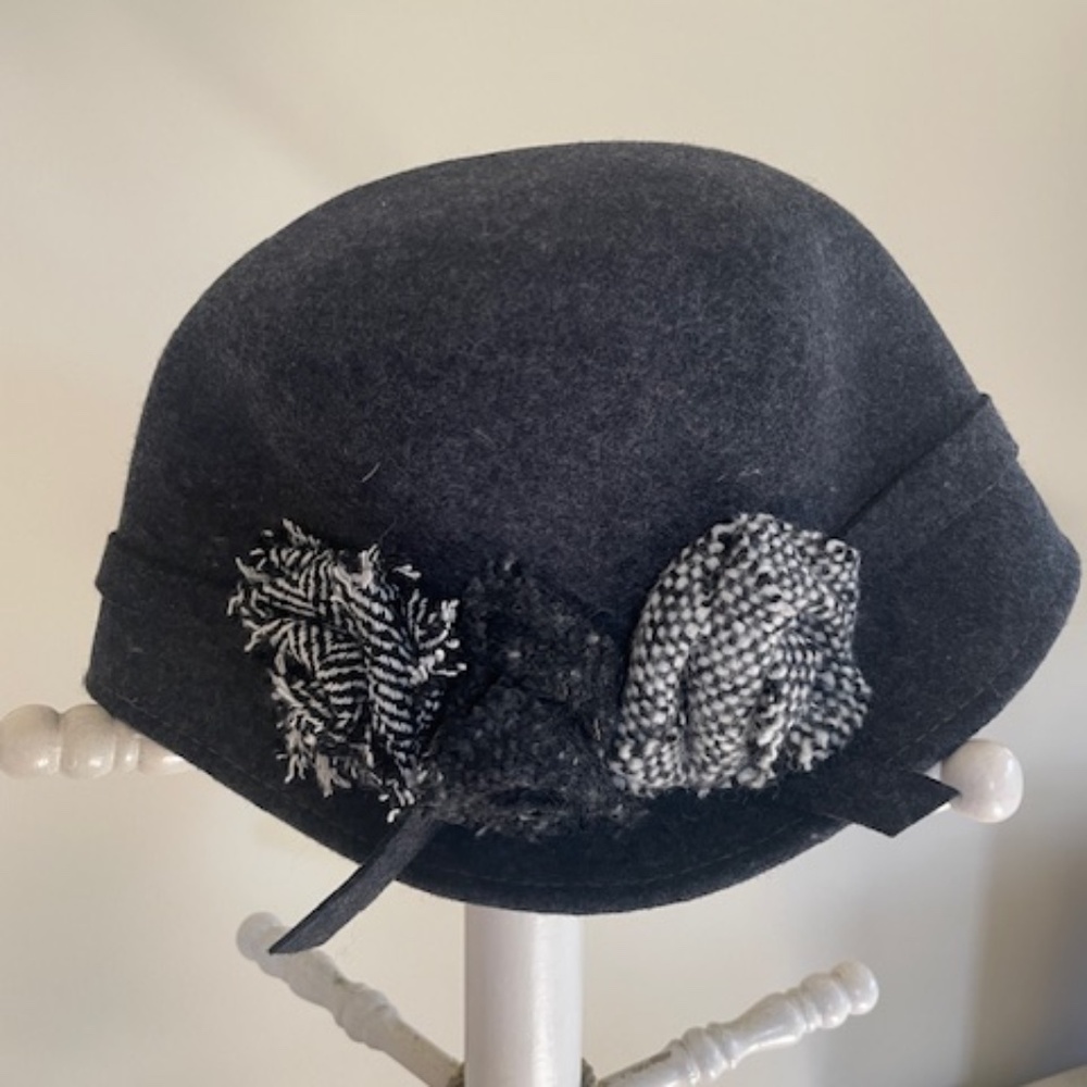 Gray Wool Hat. Made in Italy